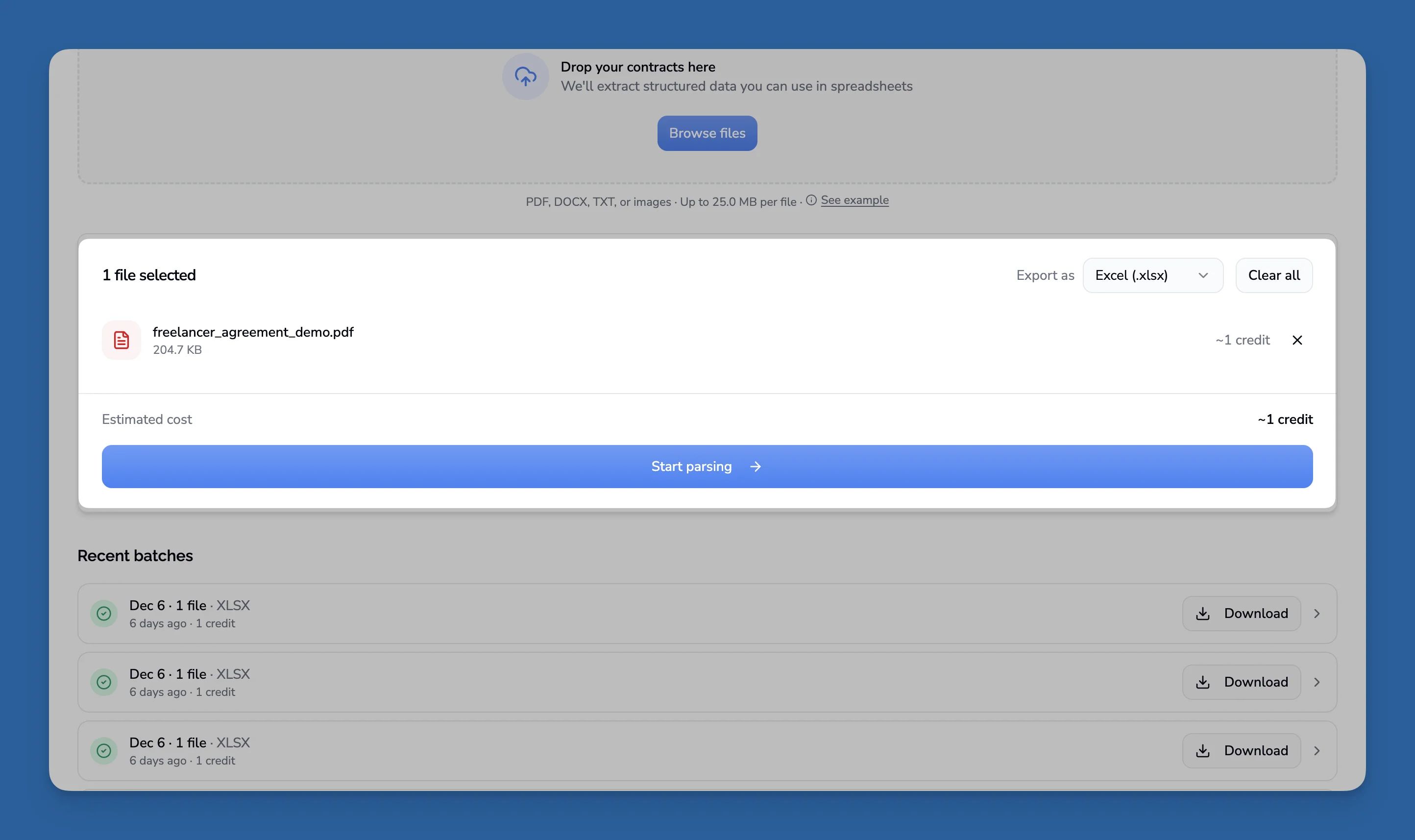 Contracko Feature