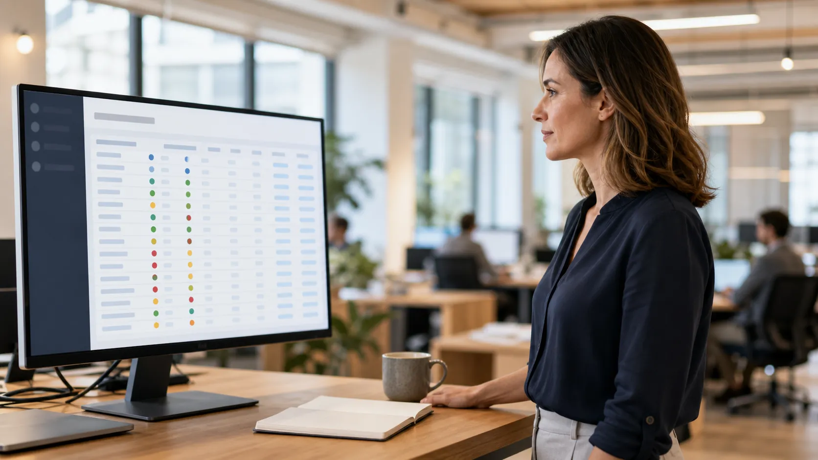 Privacy lead reviewing a dashboard of vendor DPAs and review dates
