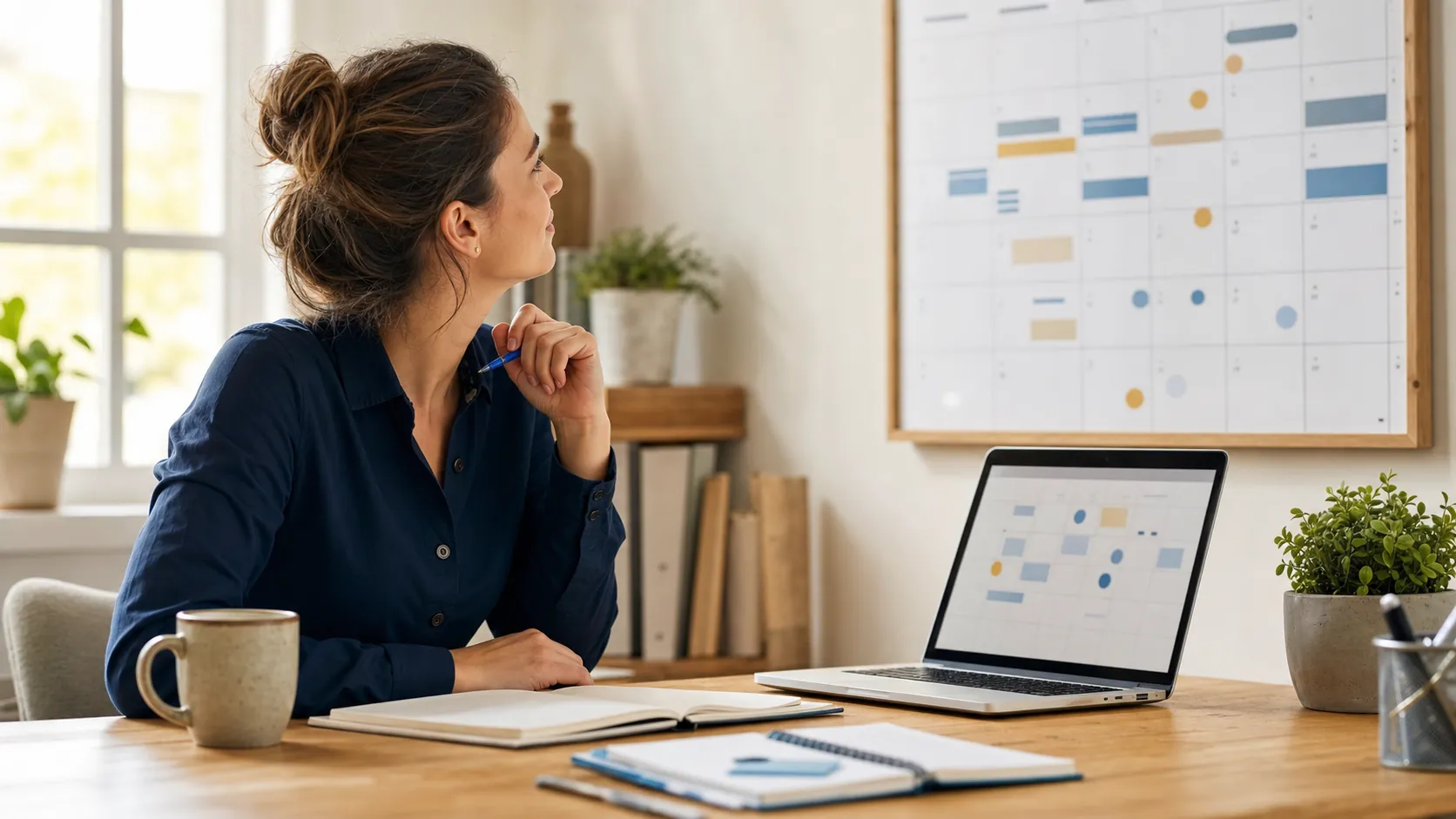 Calm desk with a calendar of DPA review dates